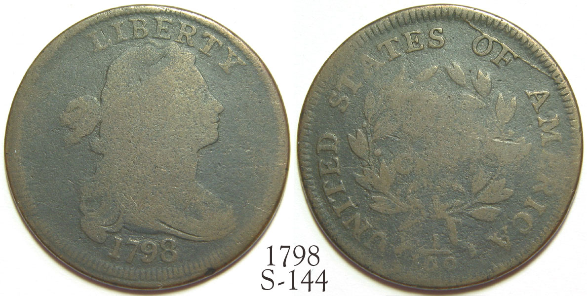 Tom's Personal Collection Early Dates: Draped Bust Type (1798)